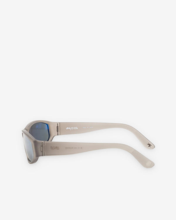 Stüssy  - Men's Leslie Sunglasses - (Frost Grey/Mirror Lens)