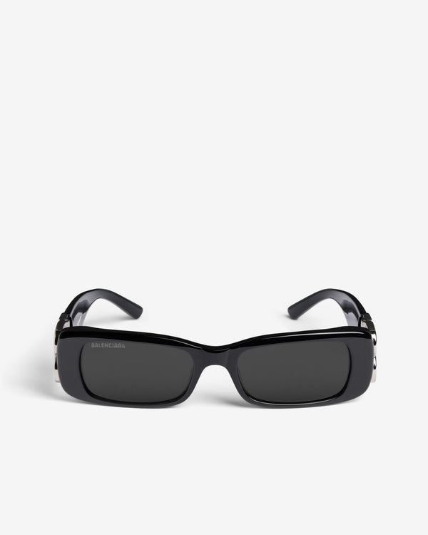 Balenciaga  -  Dynasty Rectangle Sunglasses - (Black)