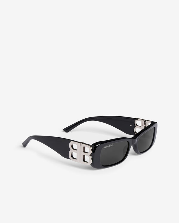 Balenciaga  -  Dynasty Rectangle Sunglasses - (Black)