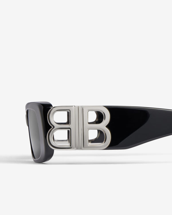 Balenciaga  -  Dynasty Rectangle Sunglasses - (Black)