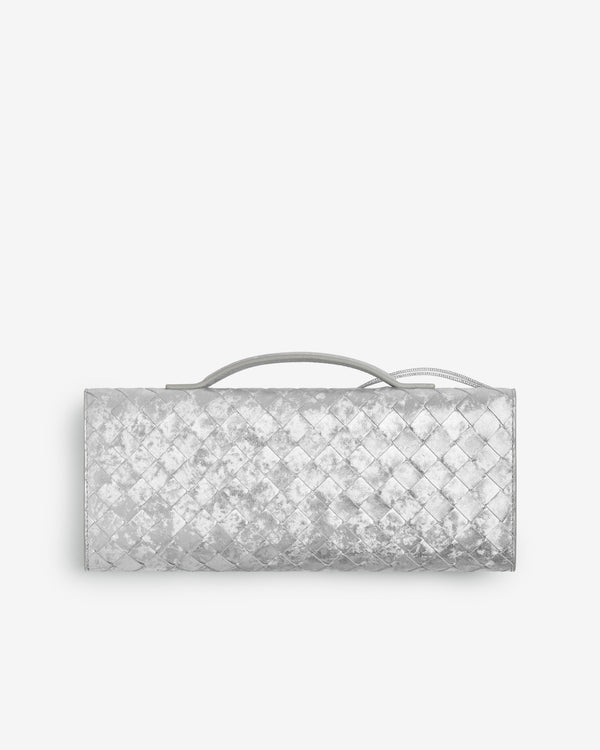Bottega Veneta - Andiamo Clutch - (Silver)