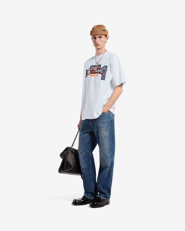 Balenciaga  - Medium Fit T-Shirt - (White)