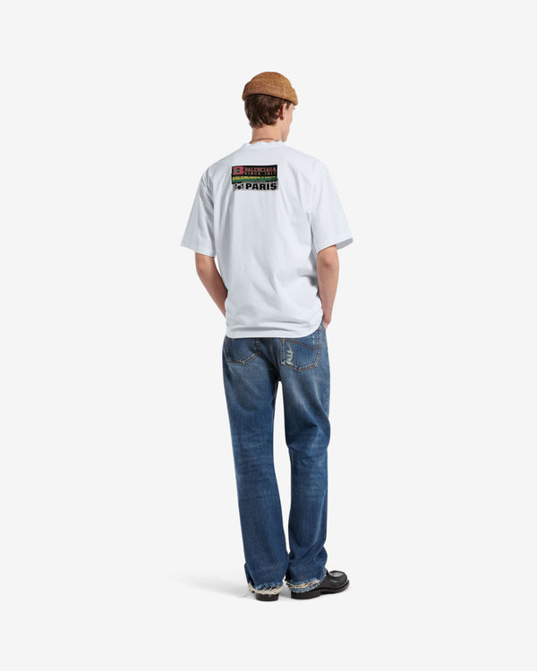 Balenciaga  - Medium Fit T-Shirt - (White)