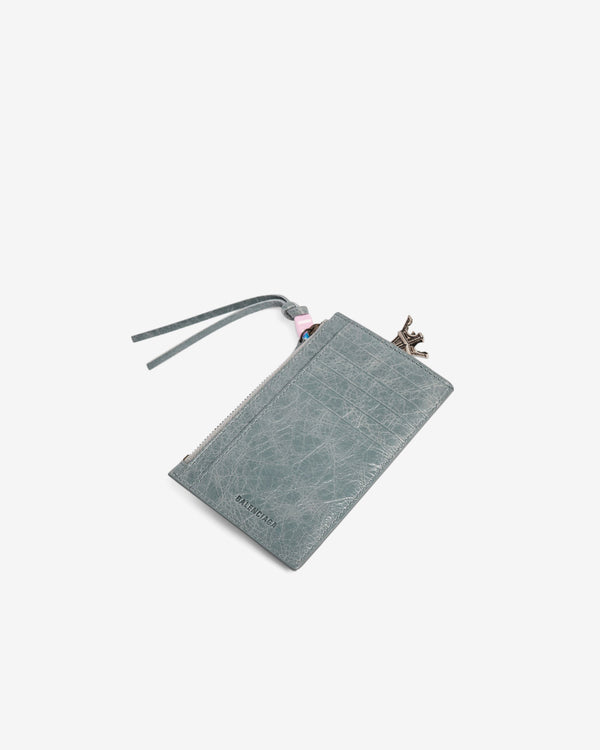 Balenciaga  - Women's Le City Card Holder - (Blue/Grey)