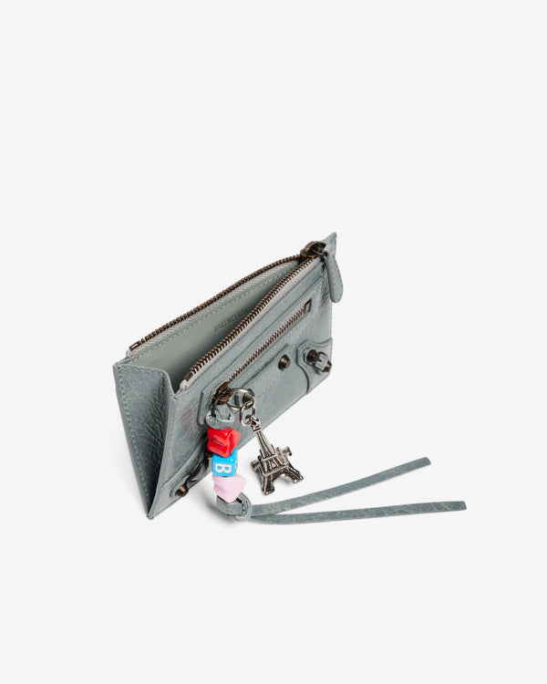 Balenciaga  - Women's Le City Card Holder - (Blue/Grey)