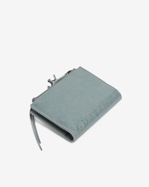 Balenciaga  - Women's Le City Bifold Wallet - (Blue/Grey)