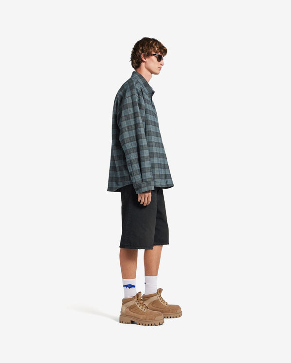 Balenciaga  - Men's Padded Overshirt - (Blue)
