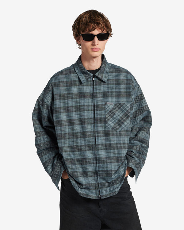 Balenciaga  - Men's Padded Overshirt - (Blue)