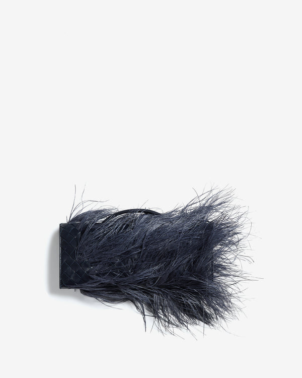 Bottega Veneta - Women's Andiamo Clutch - (Midnight)