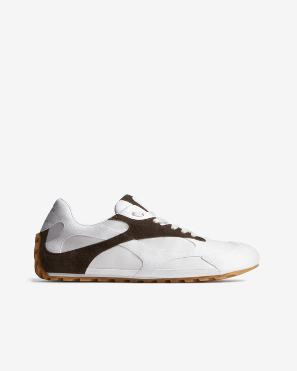 Bottega Veneta  - Men's Orbit Flash Sneaker - (Optic White/Espresso)