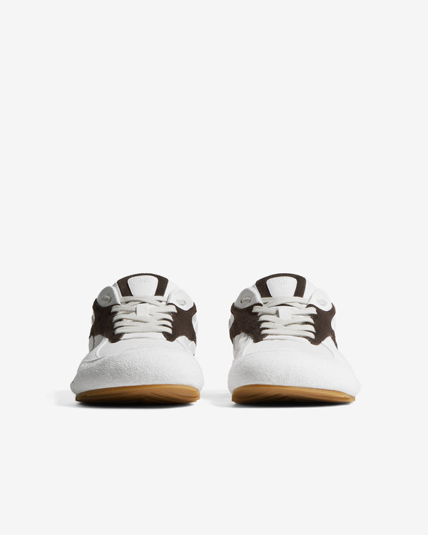 Bottega Veneta  - Men's Orbit Flash Sneaker - (Optic White/Espresso)