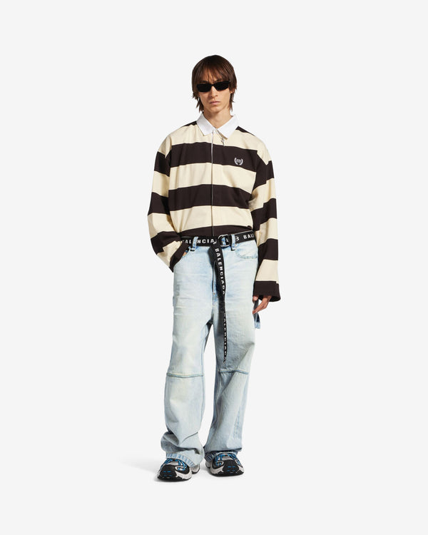 Balenciaga  - Men's Belted Pants - (Light Blue)
