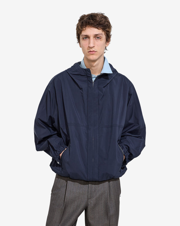 Bottega Veneta  - Men's Technical Hooded Blouson - (Dark Navy)