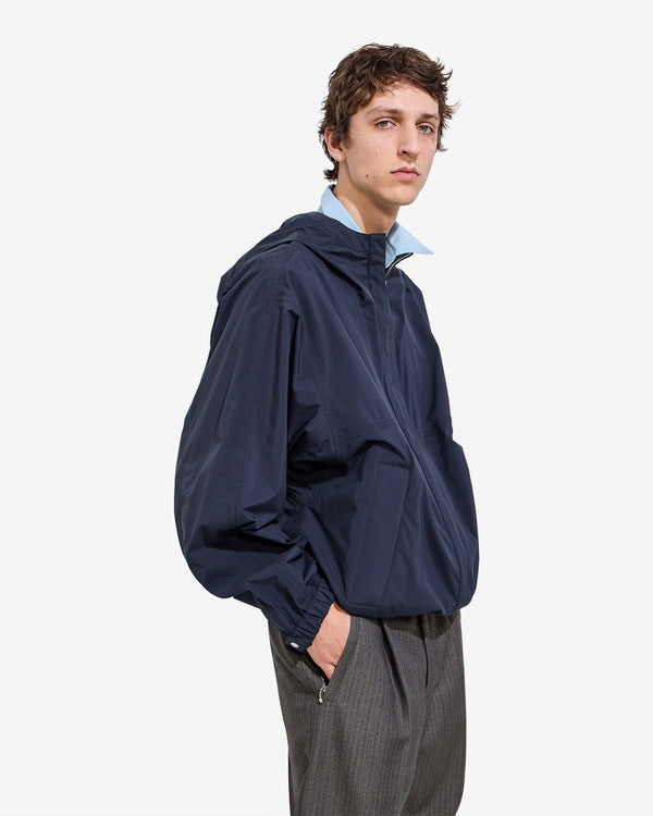 Bottega Veneta  - Men's Technical Hooded Blouson - (Dark Navy)