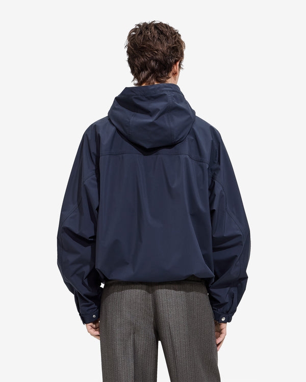 Bottega Veneta  - Men's Technical Hooded Blouson - (Dark Navy)