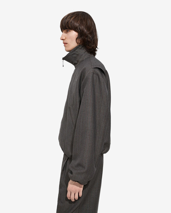 Bottega Veneta  - Men's Wool And Mohair Blouson - (Desert/Grey Melange)