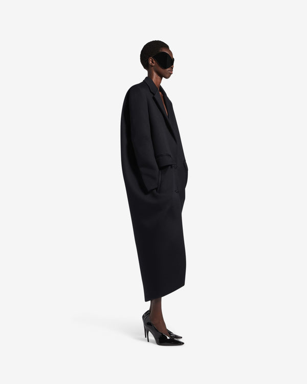 Balenciaga  - Long Sack Coat - (Black)