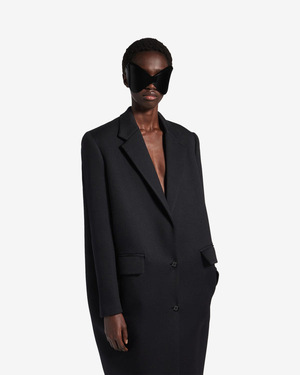 Balenciaga  - Long Sack Coat - (Black)
