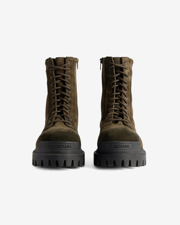 Balenciaga  - Men's Combat Strike Boot - (Olive)