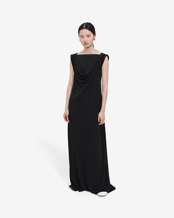Bottega Veneta - Women's Crepe Viscose Jersey Dress - (Black)