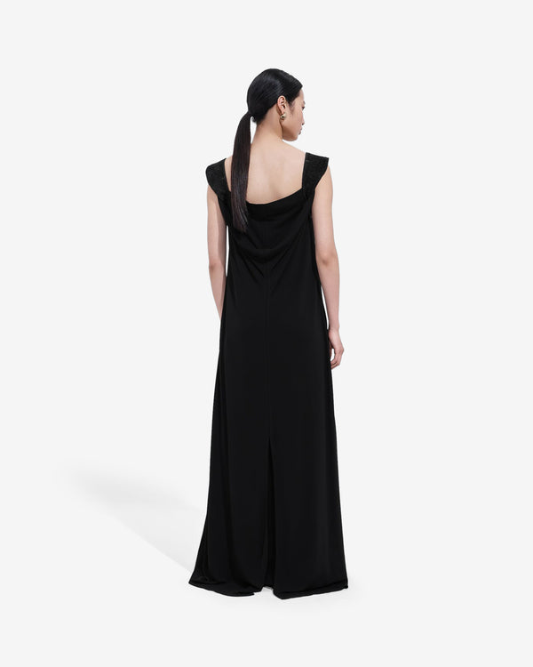 Bottega Veneta - Women's Crepe Viscose Jersey Dress - (Black)