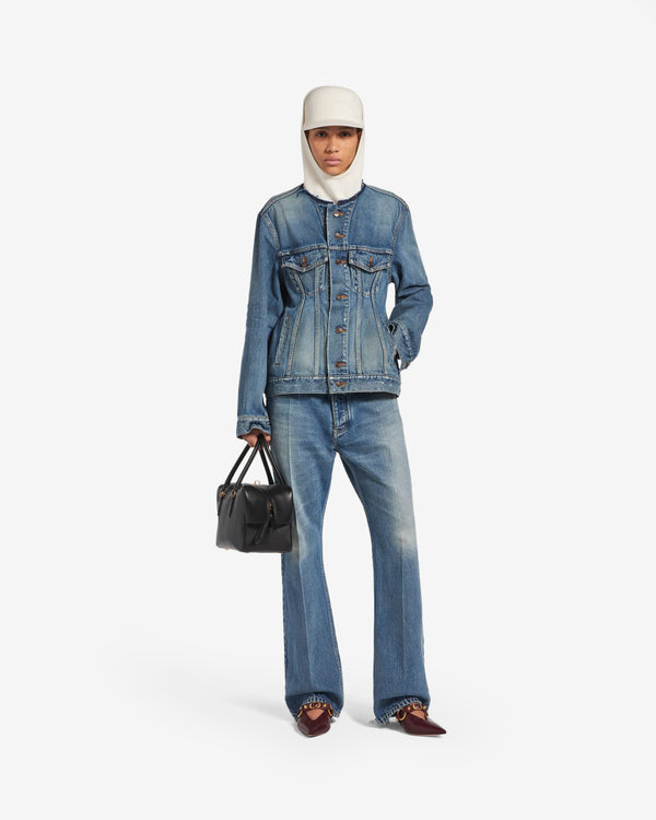 Balenciaga  - Women's Hourglass Jacket - (Dark Blue)