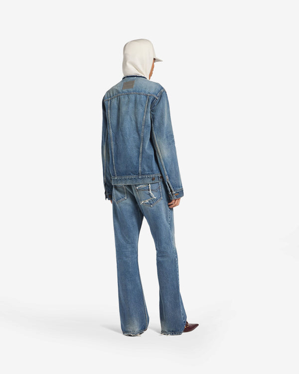 Balenciaga  - Women's Hourglass Jacket - (Dark Blue)