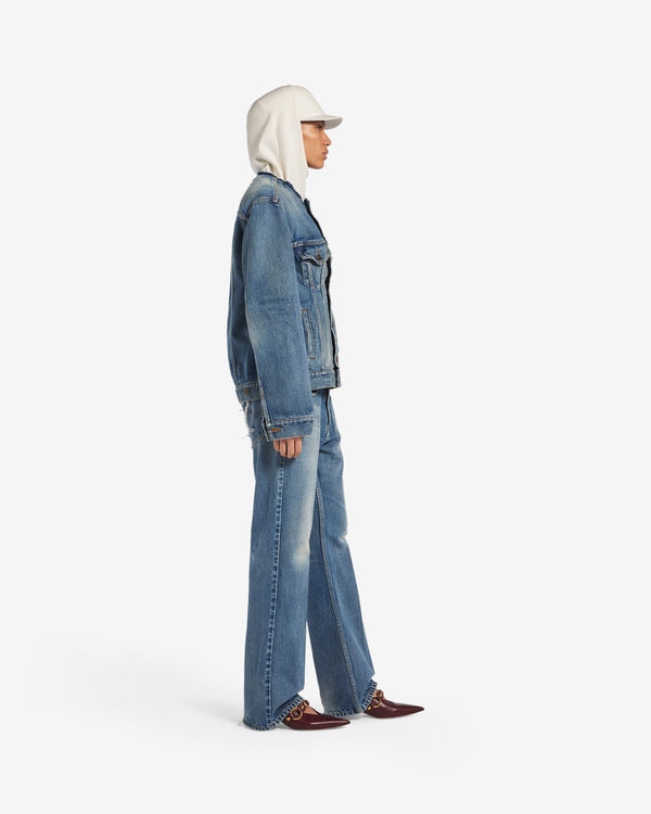 Balenciaga  - Women's Hourglass Jacket - (Dark Blue)