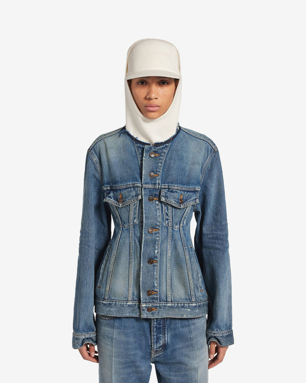 Balenciaga  - Women's Hourglass Jacket - (Dark Blue)