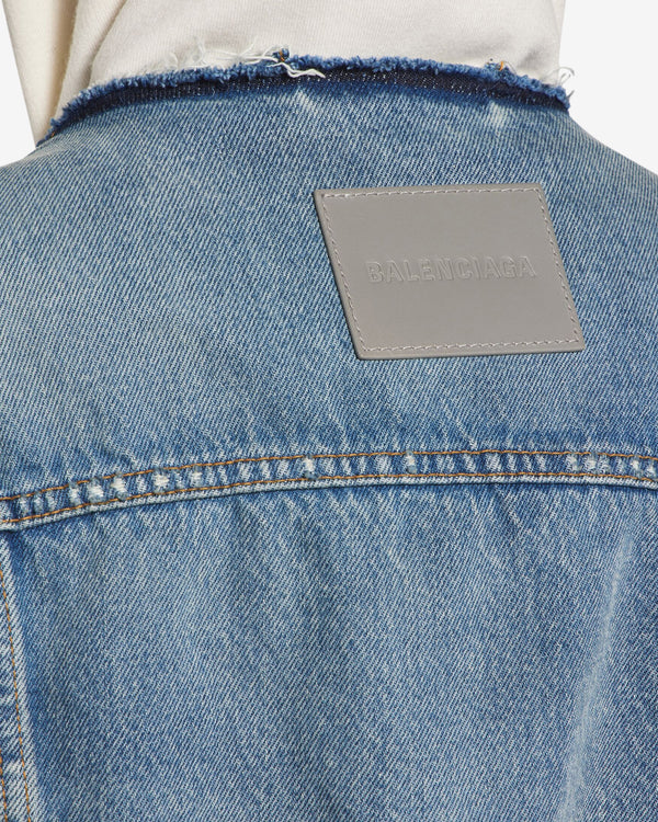 Balenciaga  - Women's Hourglass Jacket - (Dark Blue)