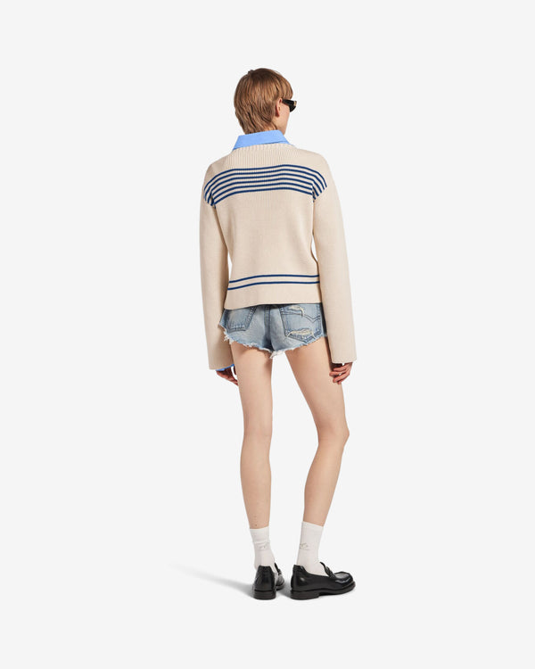 Balenciaga  - Women's Mini Shorts - (Light Blue)