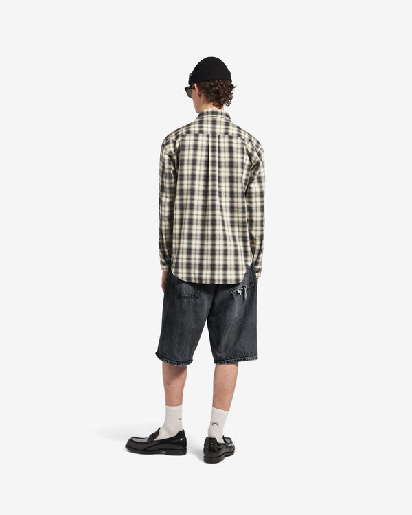 Balenciaga  - Men's Regular Fit Shirt - (White/Black)