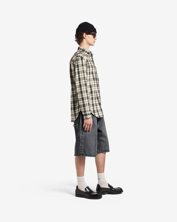 Balenciaga  - Men's Regular Fit Shirt - (White/Black)