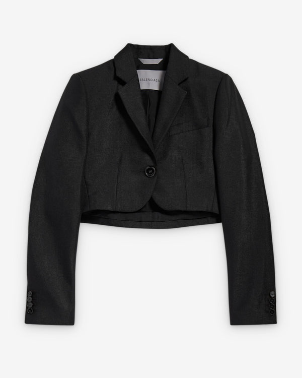 Balenciaga  - Women's Cropped Jacket - (Black)
