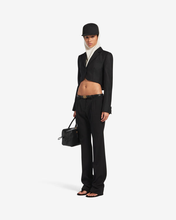 Balenciaga  - Women's Cropped Jacket - (Black)