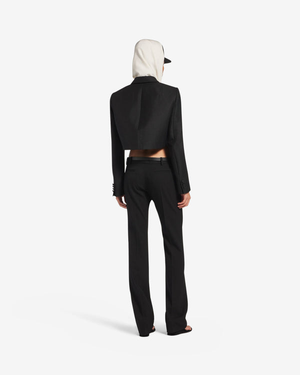 Balenciaga  - Women's Cropped Jacket - (Black)