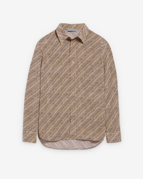 Balenciaga  - Women's Printed Blouse - (Beige/Black)