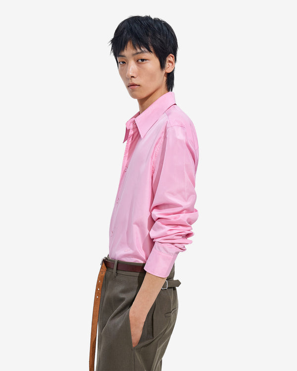 Bottega Veneta  - Men's Washed Silk Taffeta Shirt - (Gloss)