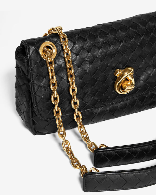 Bottega Veneta  - Women's Baby Madison Bag - (Black)
