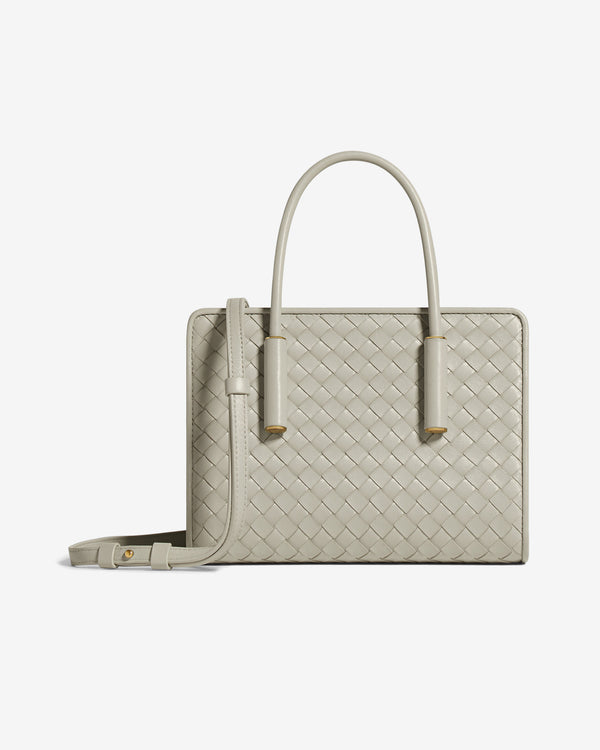 Bottega Veneta  - Women's Baby Barbara Tote - (Silica Grey)