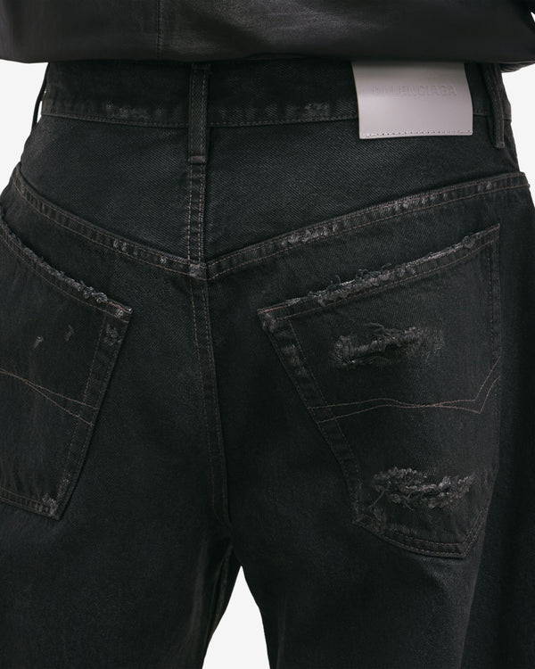 Balenciaga  - Men's Relaxed Curved Jean - (Vintage Black)