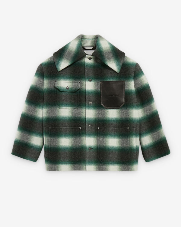 Balenciaga  - Men's Workwear Cocoon Jacket - (Dark Green/Black)
