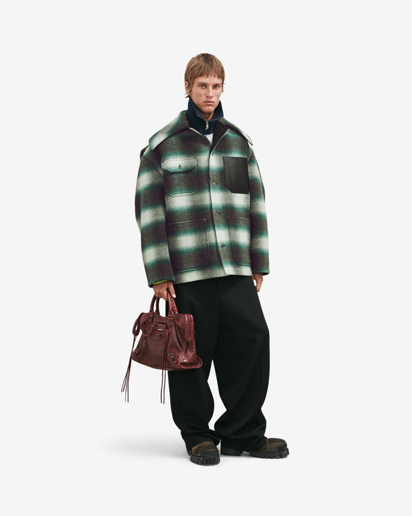 Balenciaga  - Men's Workwear Cocoon Jacket - (Dark Green/Black)