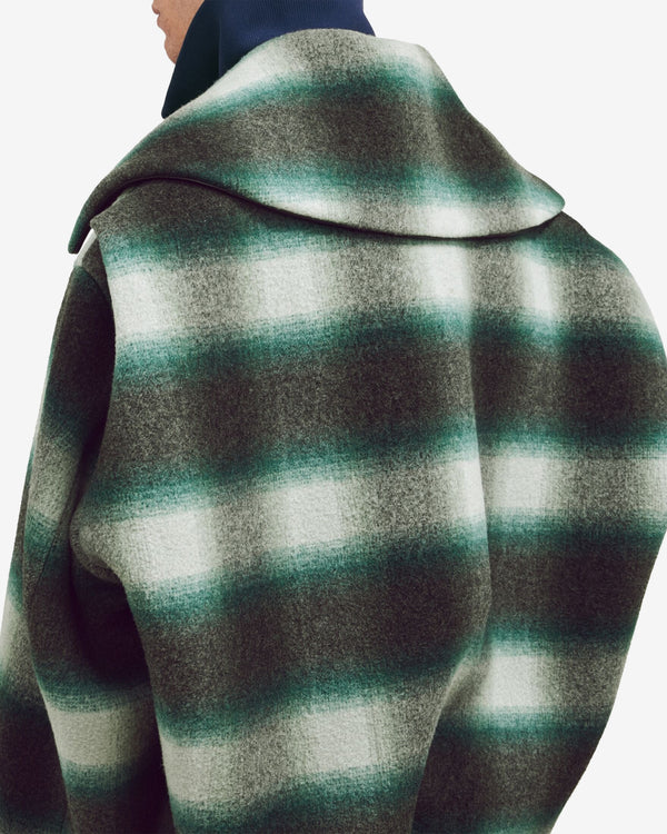 Balenciaga  - Men's Workwear Cocoon Jacket - (Dark Green/Black)
