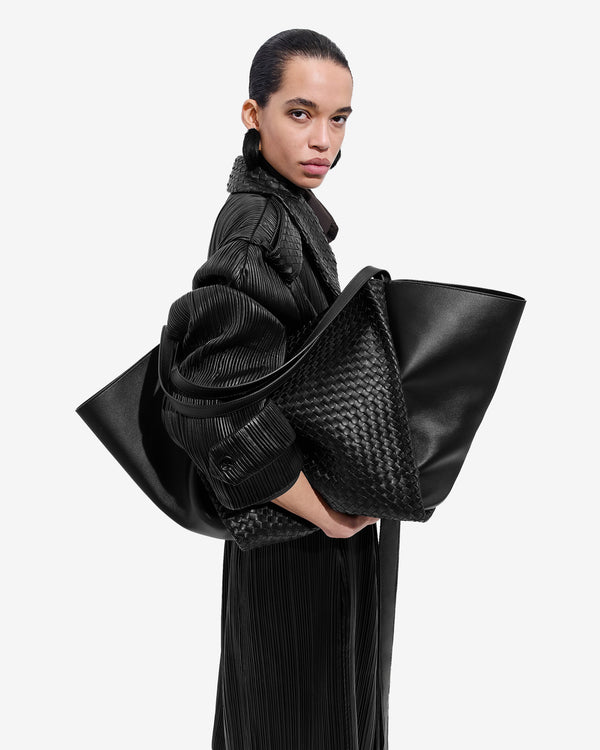 Bottega Veneta  - Women's Large Corso Bag - (Black)