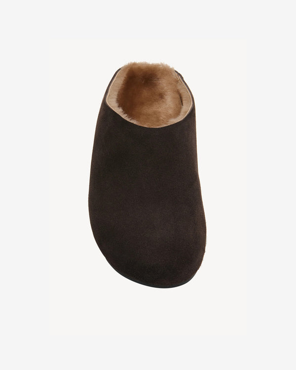 The Row - Women's Hudson Slide - (Lacquer Brown)