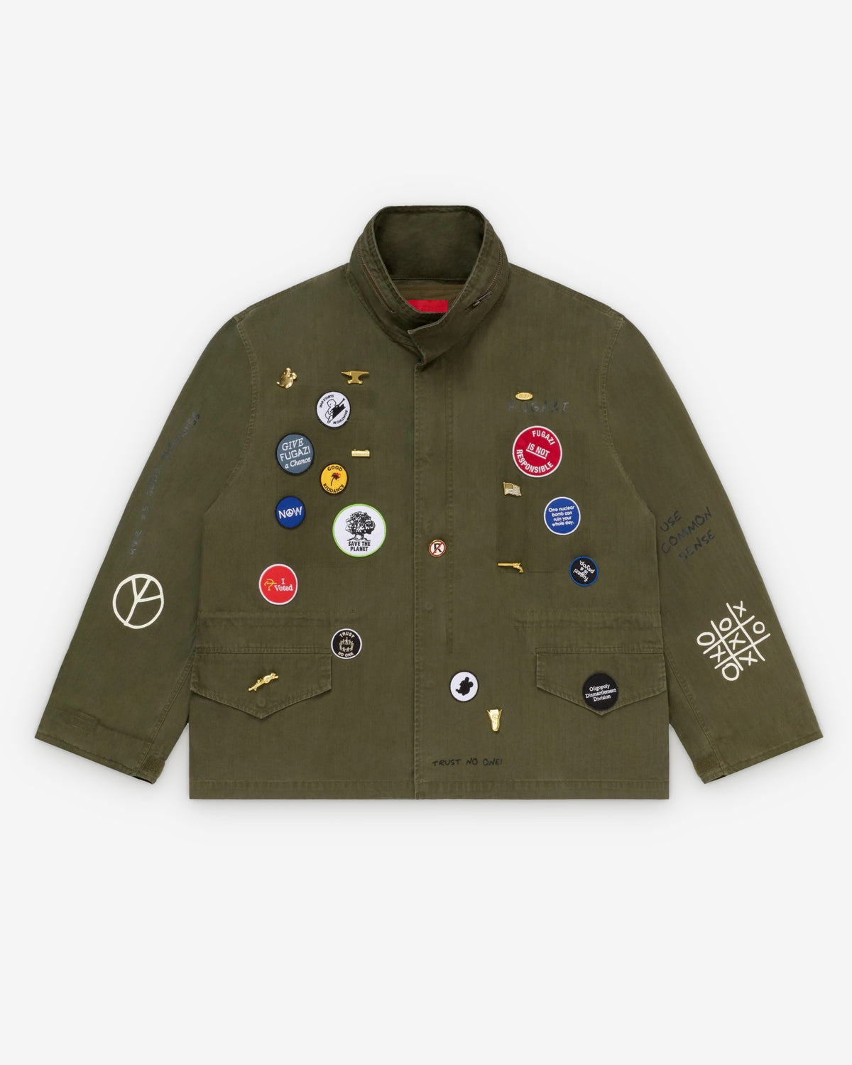 Fugazi - Men's F-55 Field Jacket - (Olive) view 1, Click to Zoom in