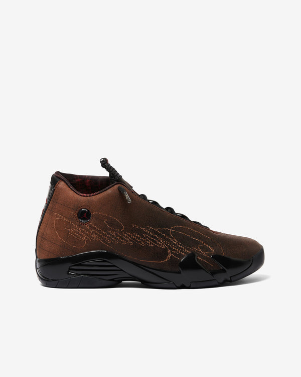 Nike - Men's Mowalola Air Jordan 14 Retro - (Black/Burnt Red)