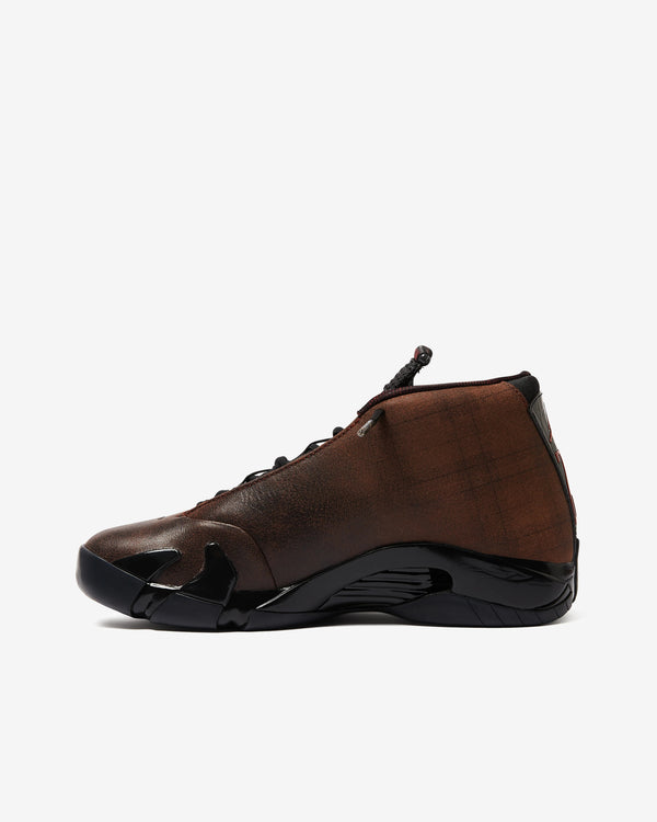 Nike - Men's Mowalola Air Jordan 14 Retro - (Black/Burnt Red)