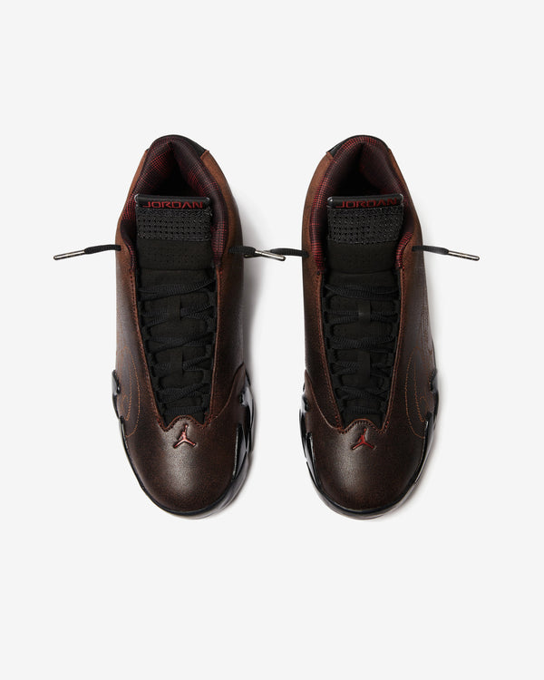 Nike - Men's Mowalola Air Jordan 14 Retro - (Black/Burnt Red)